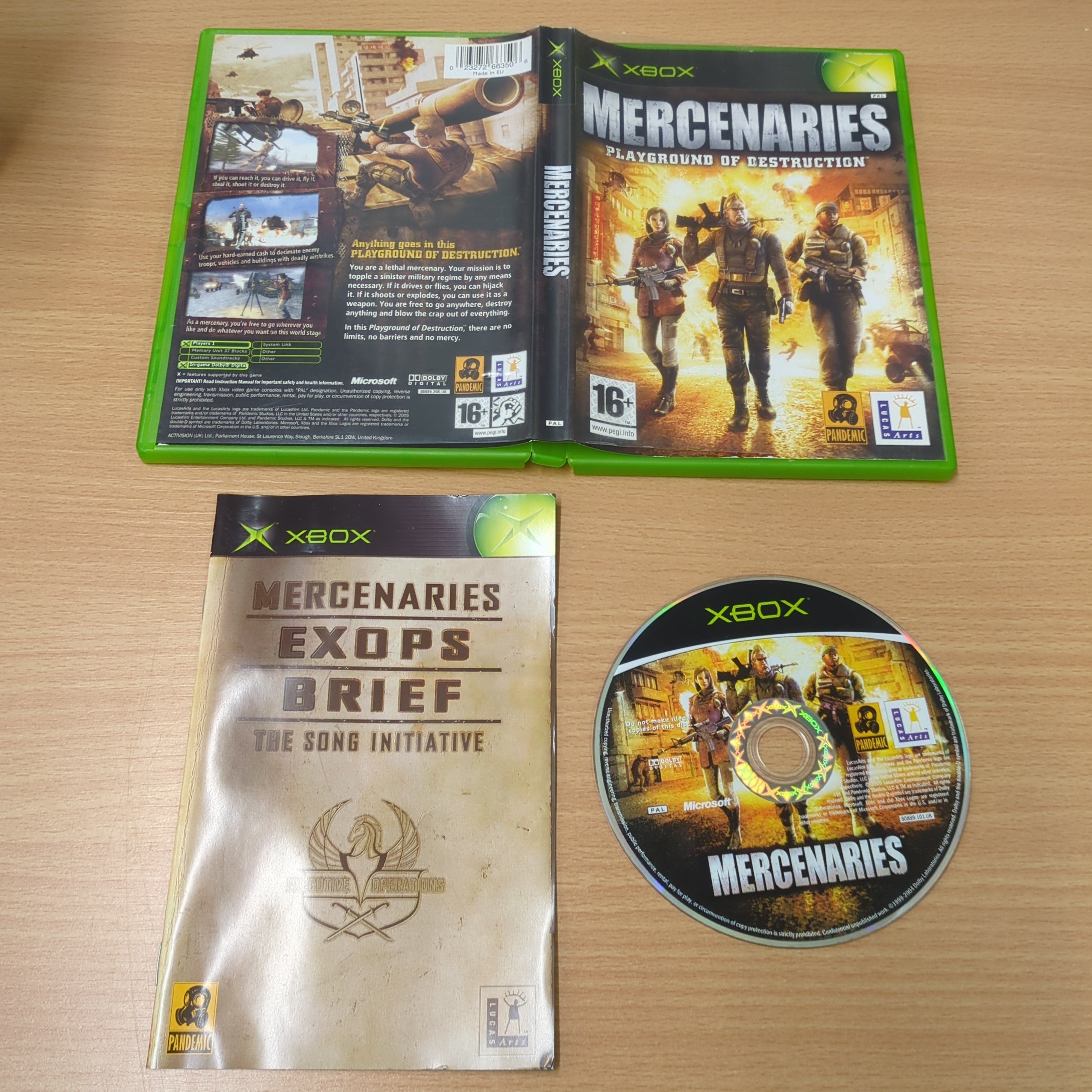 Mercenaries: Playground of Destruction original Xbox game Mercenaries: Playground of Destruction original Xbox game